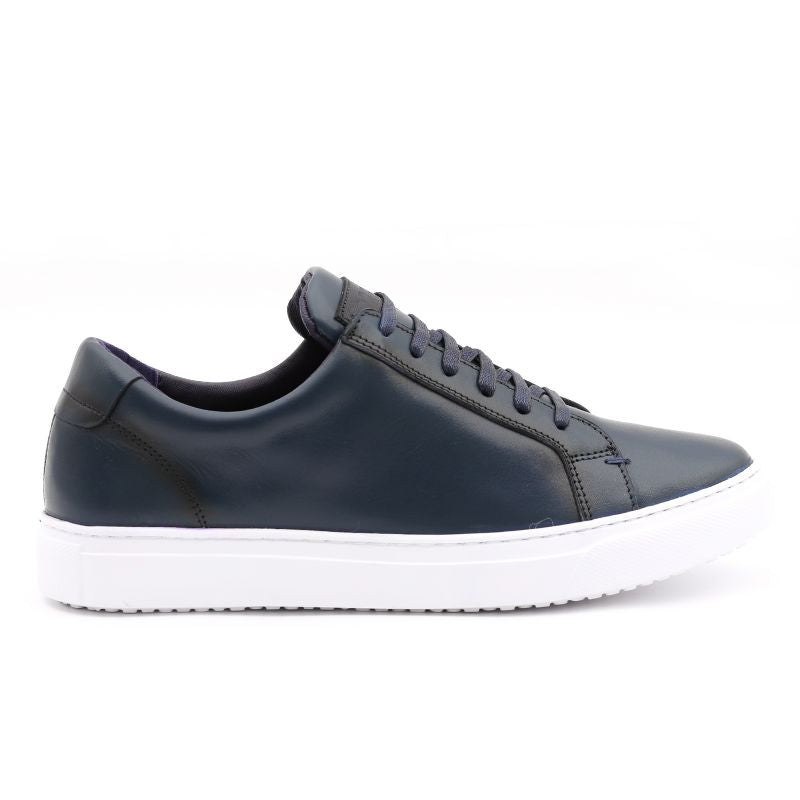 Cuir Chaussure Homme Sneakers Sneakers Chaussure Cuir Bleu