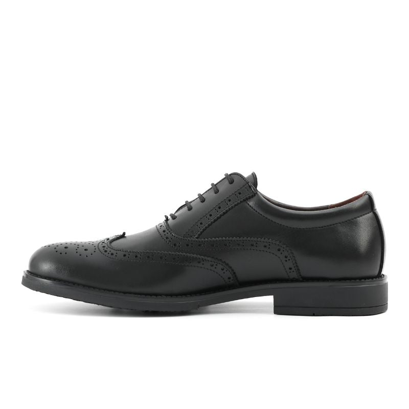 Rome Chaussure Cuir Noir LORENZO