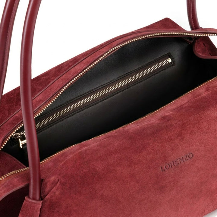 sac a main femme daim burgundy