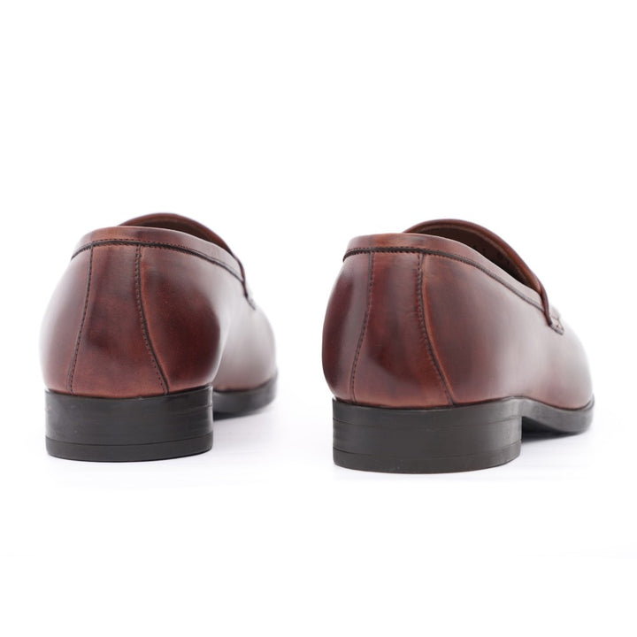 chaussure homme mocassin tabac