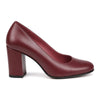 Carolyn - Cuir Bordeaux