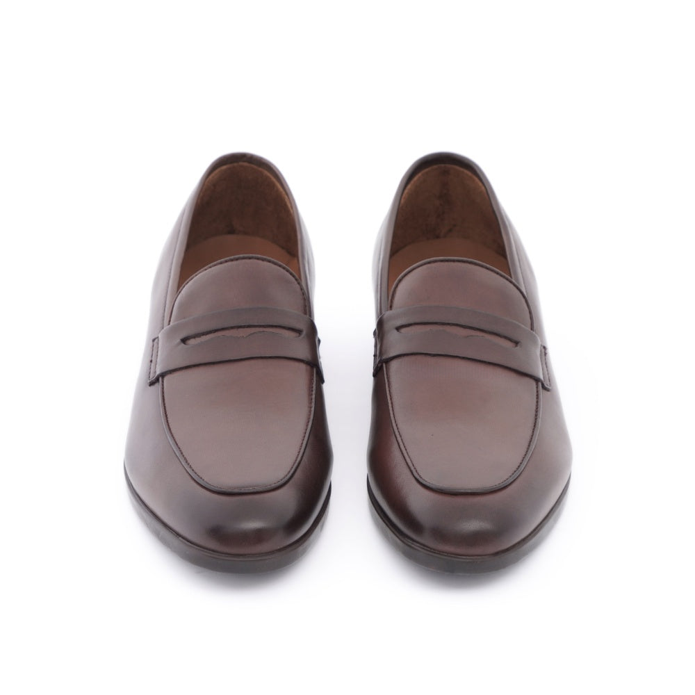chaussure homme mocassin marron