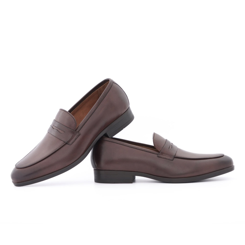 chaussure homme mocassin marron