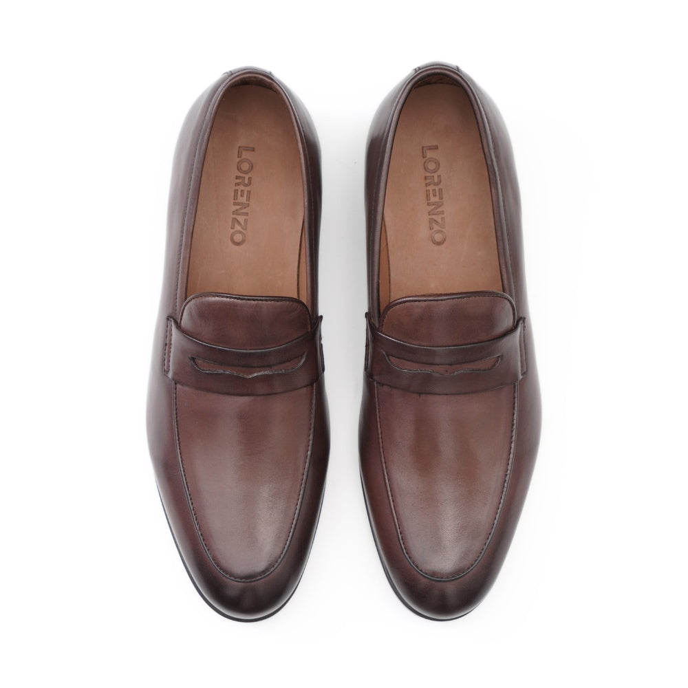 chaussure homme mocassin marron