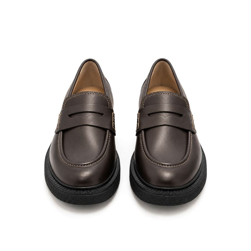 mocassins femme daim taupe 