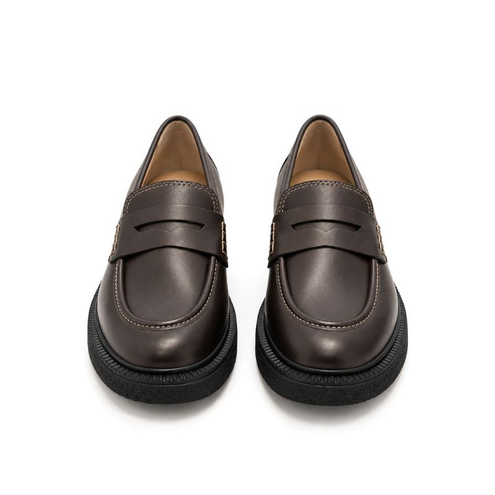 mocassins femme daim taupe 