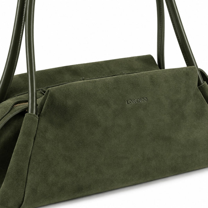 sac a main femme cuir vert