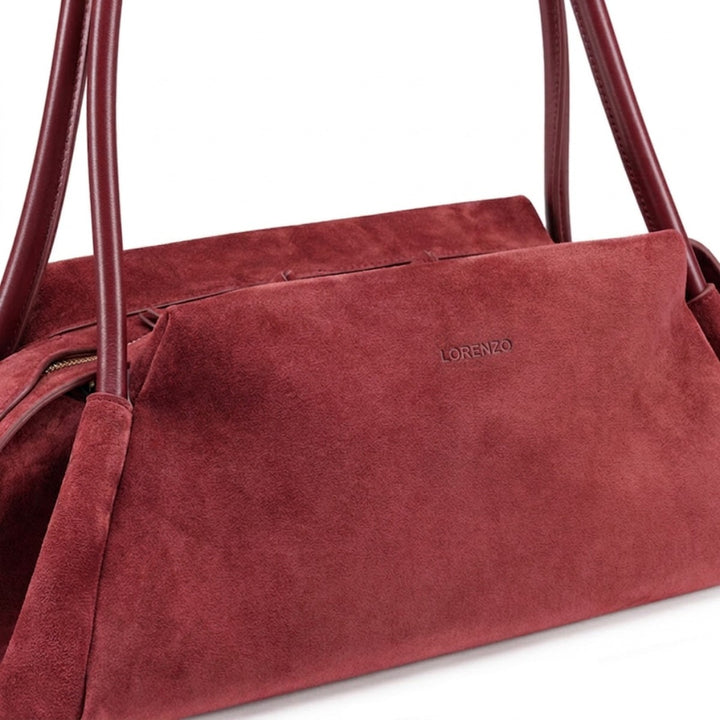 sac a main femme daim burgundy