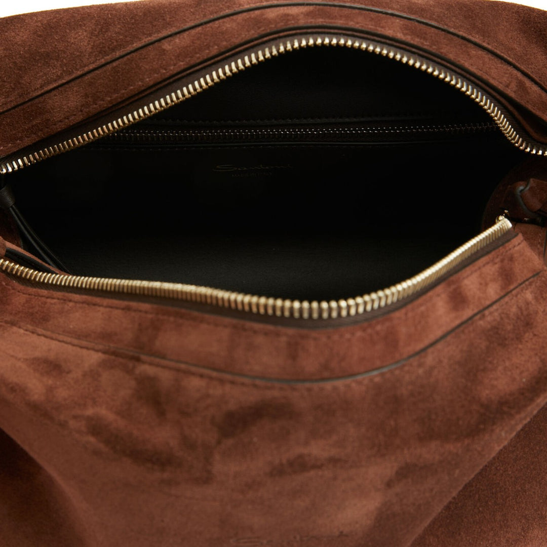 sac a main femme daim tabac