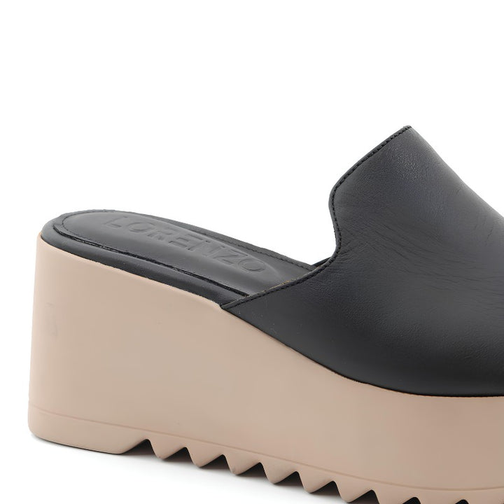 sandales femme cuir noir