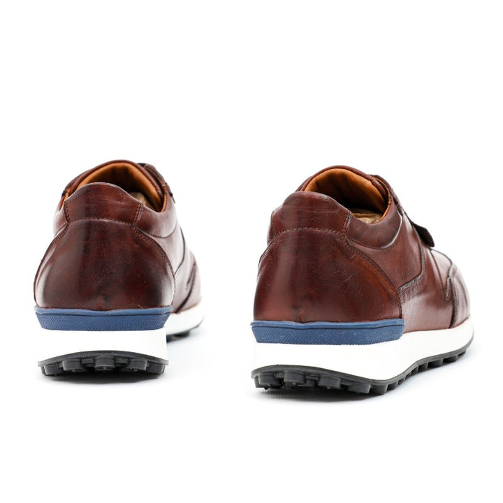 sneakers homme cuir marron